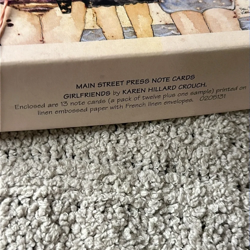 Set of/11 Notecards & Envelopes “Girlfriends”- Printed Inside
